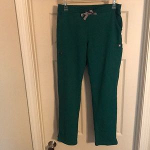 FIGS limited edition color hunter green pants